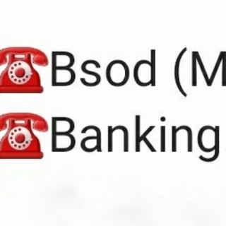Telegram profile photo for ⭕💻Bsod - Banking - Fb Ppc