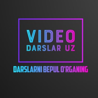 Telegram profile photo for video_darslaruz