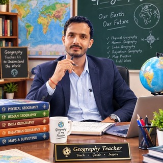 Telegram profile photo for Geography with meghram sir