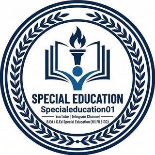 Telegram profile photo for B.Ed/D.Ed Sp. Ed. (Notes & Books, Pretical File Work)