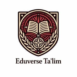 Telegram profile photo for EDUVERSE TA'LIM🏛