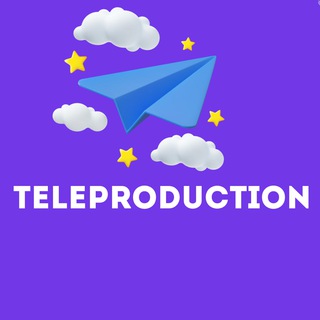 Telegram profile photo for TeLeProduction: контент, креативи, дизайн