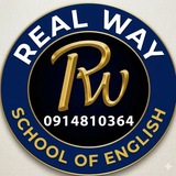 Telegram profile photo for REAL WAY School of English