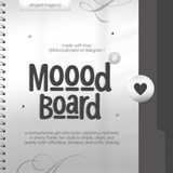 Telegram profile photo for Moodboard ideast!