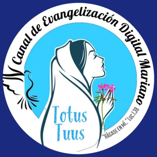 Telegram profile photo for CANAL TOTUS TUUS MARIAE ๐น