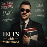 Telegram profile photo for IELTS with Muhammad 8.5 (2x)