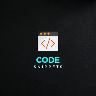 Telegram profile photo for Cᴏᴅᴇs Sɴɪᴘᴘᴇᴛs