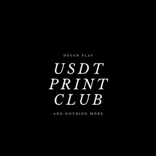 Telegram profile photo for USDT PRINT CLUB