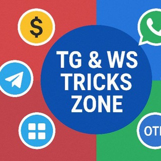 Telegram group profile photo for TG & WS Earning Tricks