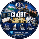 Telegram profile photo for CHQBT FANI TARG'IBOTI