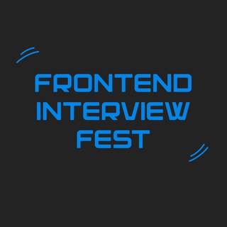 Telegram profile photo for Frontend Interview Fest
