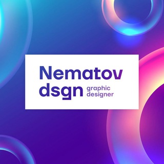 Telegram profile photo for Nematov.dsgn | Portfolio