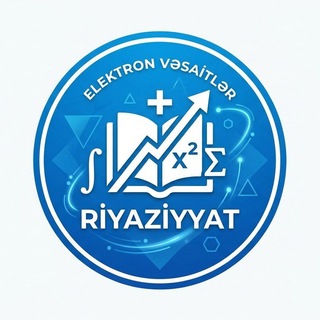 Telegram profile photo for Elektron Vəsaitlər Riyaziyyat 📝✍️