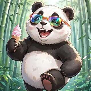 Telegram group profile photo for 熊猫打粉姿势交流群