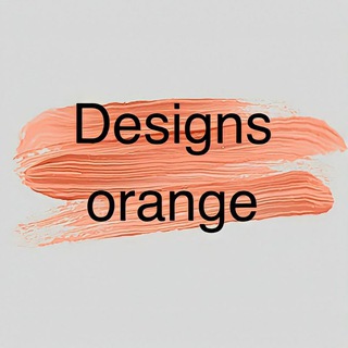 Telegram profile photo for تصاميم | Orange Designs