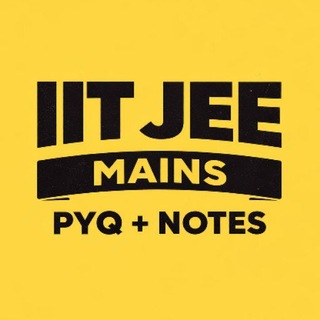 Telegram profile photo for IIT JEE MAINS PYQ & TestSeries