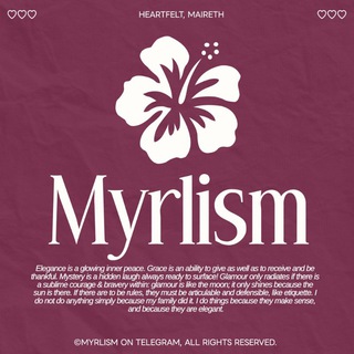 Telegram profile photo for Myrlism : OPEN!