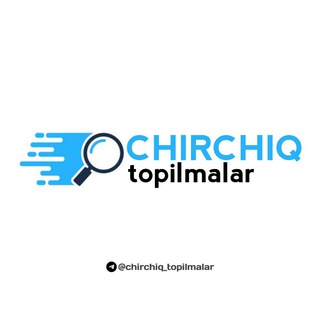 Telegram profile photo for Chirchiq topilmalar