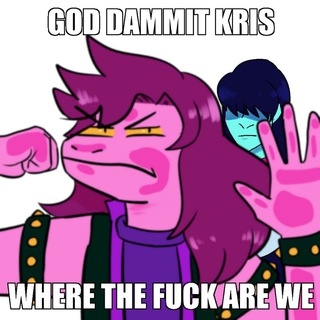 Telegram profile photo for GOD FUCKING dammit KRIS where the FUCK are we