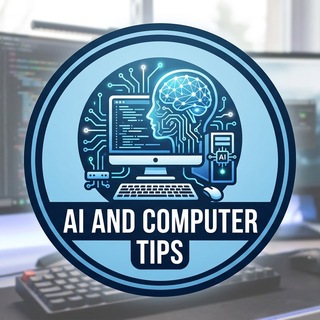 Telegram profile photo for AI and computer tips