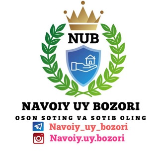 Telegram profile photo for NAVOIY UY BOZORI 🏠
