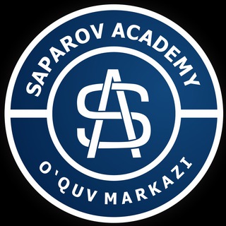 Telegram profile photo for " SAPAROV ACADEMY " O'quv markazi