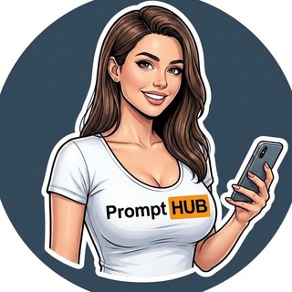 Telegram profile photo for Prompt HUB