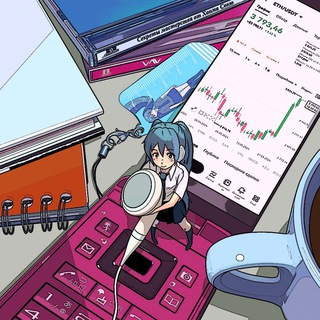 Telegram profile photo for ♡ anime, trading & crypto .。 Ё(*д`) ♡