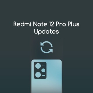 Telegram profile photo for Redmi Note 12 Pro+ Updates
