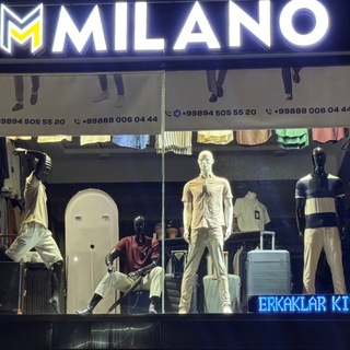 Telegram group profile photo for "MILANO" ERKAKLAR KIYIM DOʻKONI