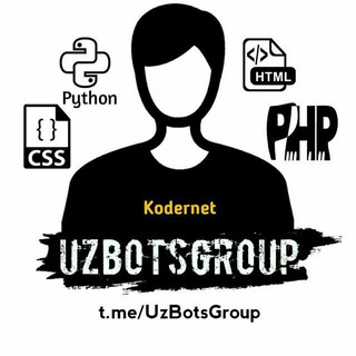 Telegram group profile photo for UzBotsGroup ๐ | ๐