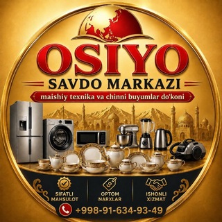 Telegram profile photo for OSIYO SAVDO MARKAZI_No1