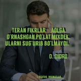 Telegram profile photo for STATUS hikmatlar (glavnibop)