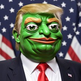 Telegram profile photo for Pepe Trump Public