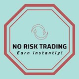 Telegram profile photo for NO RISK TRADING - EARN INSTANTLY