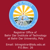 Telegram profile photo for Registrar Office of Bahir Dar Institute of Technology, BiT-BDU