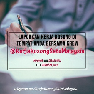 Telegram profile photo for Kerja Kosong Malaysia di t.me/KerjaKosongSatuMalaysia