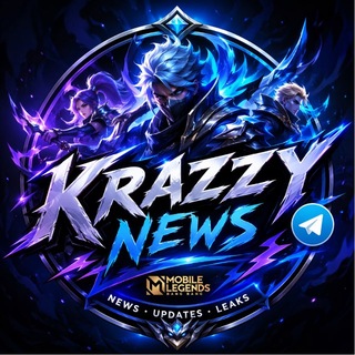 Telegram profile photo for KRAZZY NEWS | MLBB🇺🇿