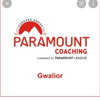 Telegram profile photo for Paramount Coaching Gwalior