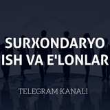 Telegram profile photo for Reklama narxlari Surxandaryk ish e'lon