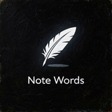 Telegram profile photo for Note Words βπ»