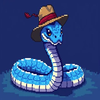 Telegram profile photo for SNAKE WIF HAT