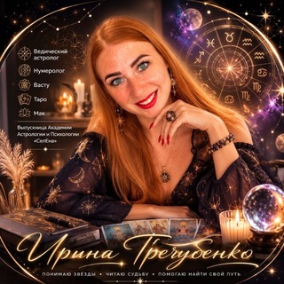 Telegram profile photo for Ирина Трегубенко Ведический астролог и нумеролог
