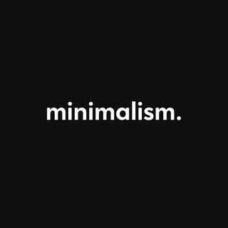 Telegram profile photo for minimalism.