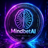 Telegram profile photo for MindbetAI Прогнозы на спорт