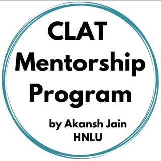 Telegram profile photo for CMP CLAT Discussion Group l CLAT Mentorship Program Group by Akansh Jain HNLU