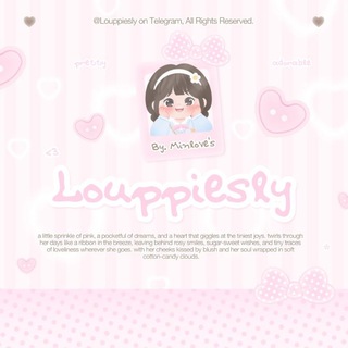 Telegram profile photo for 𔘓 。 louppiesly's 🐰 ⑅ !