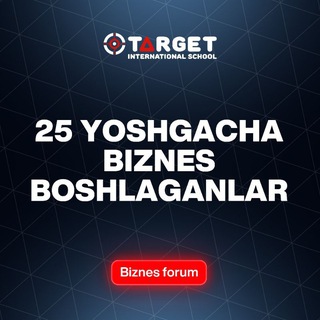Telegram profile photo for 25 yoshgacha biznes boshlaganlar
