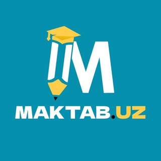Telegram profile photo for Maktab.uz | Rasmiy kanal