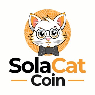 Telegram group profile photo for SolaCat Coin ( $SOLKAT )